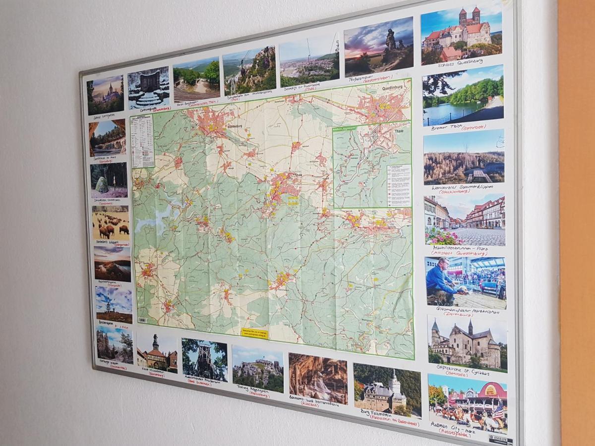 Ferienwohnung Burgenblick ทาเลอ ภายนอก รูปภาพ
